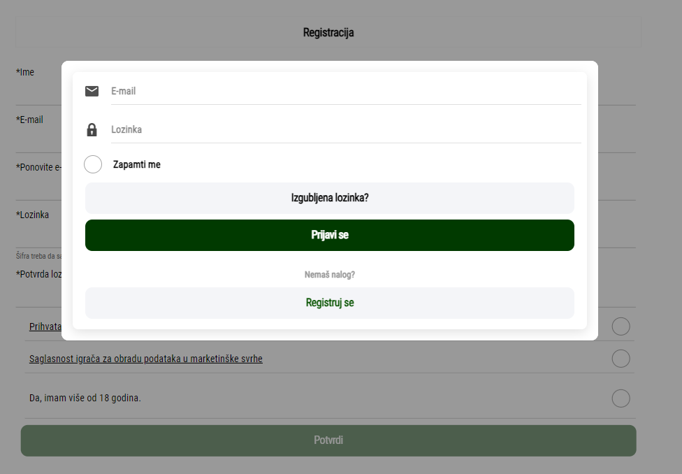maxbet registracija i prijavljivanje