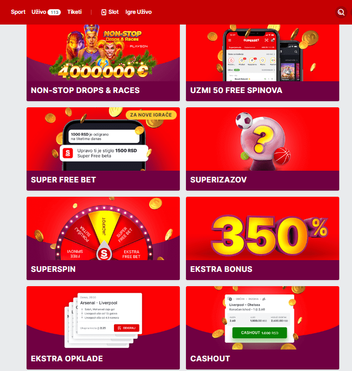 Superbet bonusi i promocije